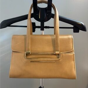 Elegant Vintage Style Tan Handbag